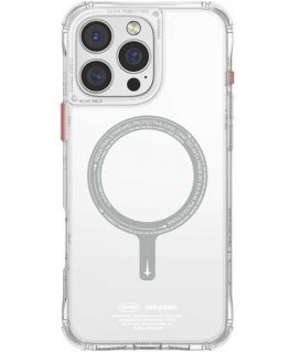 Skinarma Saido Apple iPhone 16 Pro Max 6.9" Magnetic Charging phone case transparent