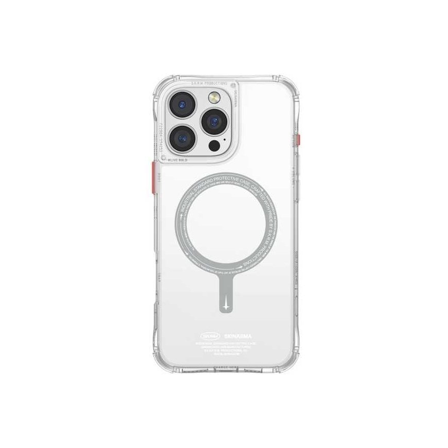Skinarma Saido Apple iPhone 16 Pro Max 6.9" Magnetic Charging dėklas telefonui skaidrus