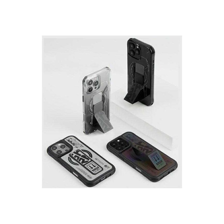 Case Skinarma Kira Kobai Apple iPhone 16 Pro 6.3" Magnetic Charging Grip Stand hologram – 2
