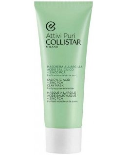 Collistar Attivi Puri Glinkowa mask with salicylic acid and zinc PCA 75ml