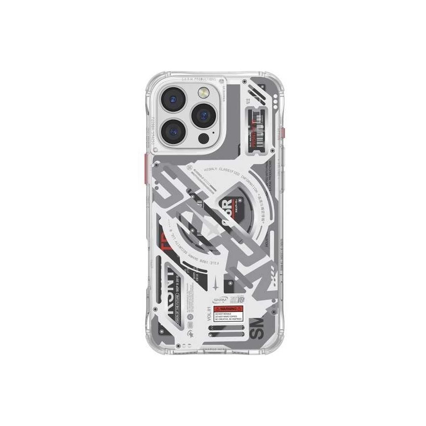 Skinarma Ekho Apple iPhone 16 Pro 6.3" Magnetic Charging phone case transparent