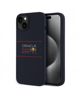 Red Bull Silicone Horizontal Logo MagSafe for iPhone 14 Navy