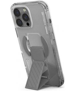 Case Skinarma Axon Apple iPhone 16 Pro 6.3" Magnetic Charging + Grip Stand titanium
