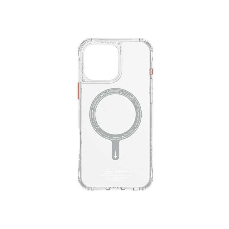Skinarma Saido Apple iPhone 16 Pro 6.3" Magnetic Charging dėklas telefonui skaidrus – 2