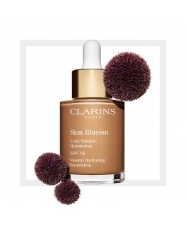Clarins Skin Illusion 30 ml Pipetiga pudel Vedelik 114 Cappuccino