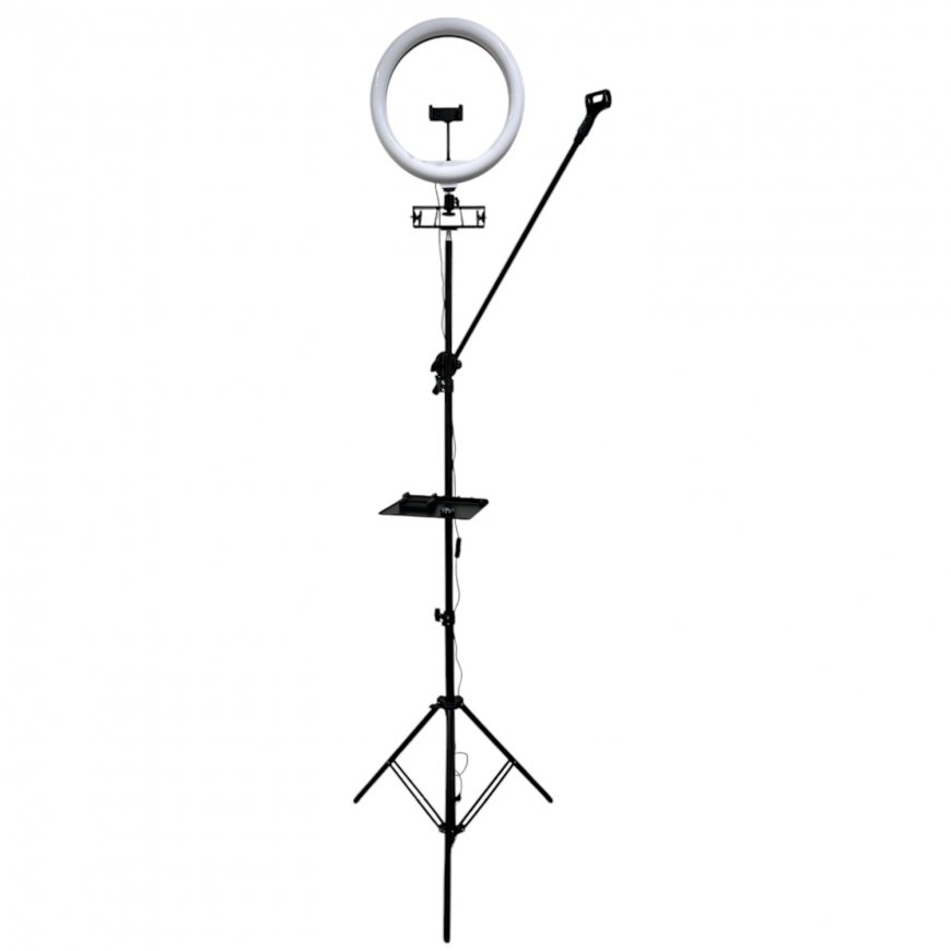 iLike S12 LED 20W Selfie 31cm Ring Light Lamp + Tripod Stand 2.1