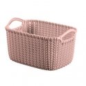 Basket Knit XS rectangle 3L 25x18x14cm light grey Basket Knit XS rectangle 3L 25x18x14cm light grey