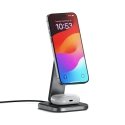 Satechi ST-Q21FM PDA/mobīlo telefonu lādētājs Austiņas, Viedtālrunis Pelēks USB Bezvadu lādēšana Iek Satechi ST-Q21FM PDA/mobīlo telefonu lādētājs Austiņas, Viedtālrunis Pelēks USB Bezvadu lādēšana Iek