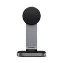 Satechi ST-Q21FM mobile device charger Headphones, Smartphone Grey USB Wireless charging Indoor