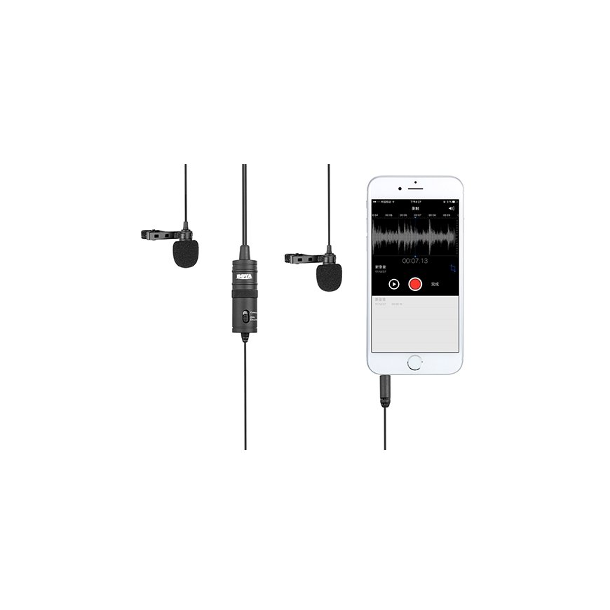 BOYA BY-M1DM microphone Black Interview microphone – 2