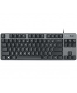 Logitech K835 TKL Mechanical Keyboard tastatūra Birojs USB Vācu Grafīts, Pelēks