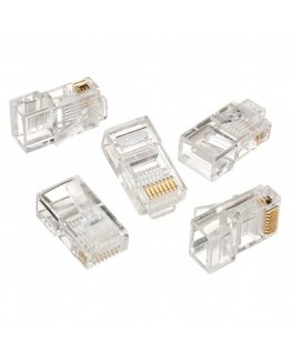 Gembird LC-8P8C-001/50 liitinjohto RJ-45 Läpinäkyvä