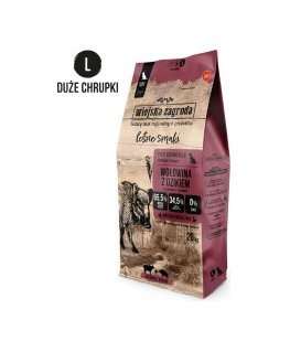 WIEJSKA ZAGRODA Forest Flavors Sealiha hirvelihaga Crunchy S - kuivtoit koertele - 9kg
