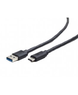 Cablexpert CCP-USB3-AMCM-0.5M USB-kaapeli USB 3.2 Gen 1 (3.1 Gen 1) 0,5 m USB A USB C musta