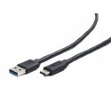 Cablexpert CCP-USB3-AMCM-0.5M USB-kaabel USB 3.2 Gen 1 (3.1 Gen 1) 0,5 m USB A USB C Must Cablexpert CCP-USB3-AMCM-0.5M USB-kaabel USB 3.2 Gen 1 (3.1 Gen 1) 0,5 m USB A USB C Must
