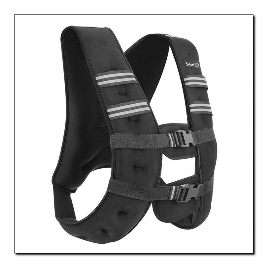 HMS Fitness KTO05 weighted vest 5 kg Neoprene, Sand Black