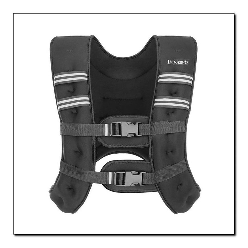 HMS Fitness KTO05 weighted vest 5 kg Neoprene, Sand Black – 2