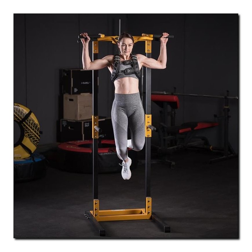 HMS Fitness KTO05 weighted vest 5 kg Neoprene, Sand Black – 4