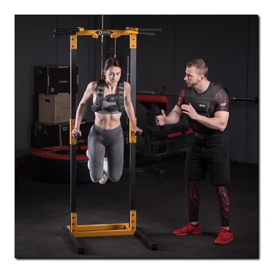 HMS Fitness KTO05 raskusvest 5 kg Neopreen, Liiv Must – 5
