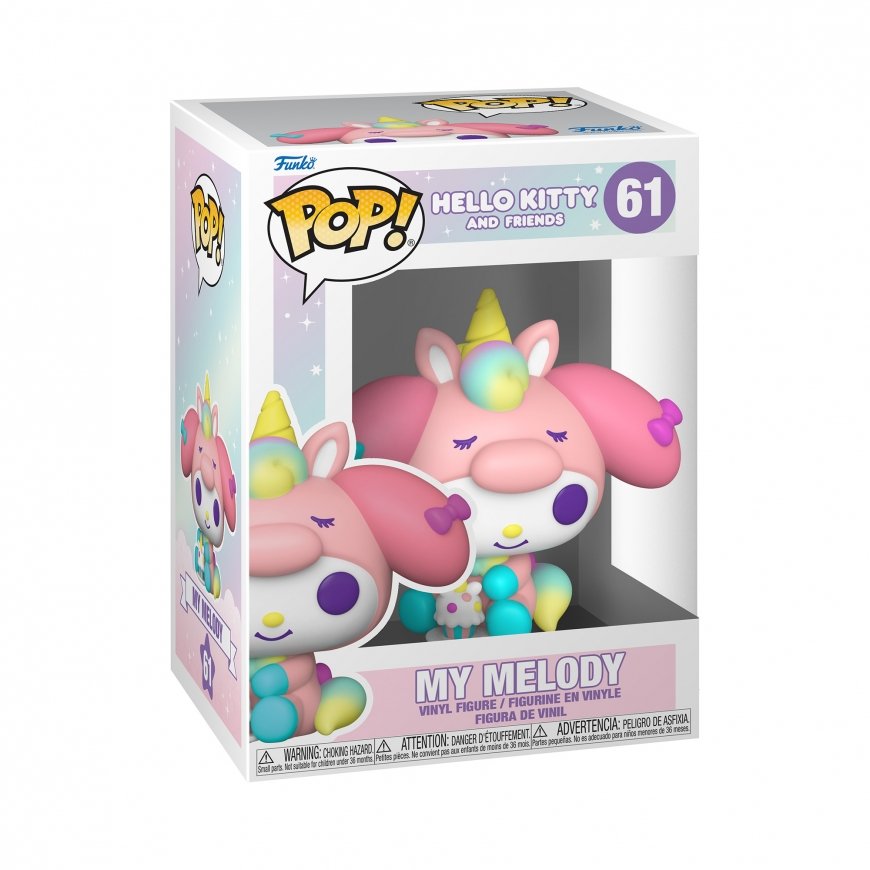 FUNKO POP! Vinyl Figure: Sanrio: Hello Kitty - My Melody, 9,5 cm