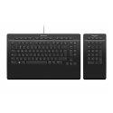 3Dconnexion Pro with Numpad keyboard Office USB + RF Wireless + Bluetooth QWERTY US International Bl