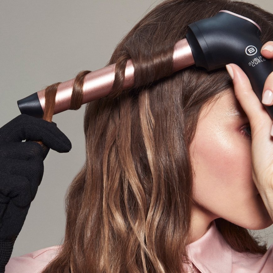 Bellissima 11855 hair styling tool Curling iron Warm Black, Rose 64 W 1.8 m – 2