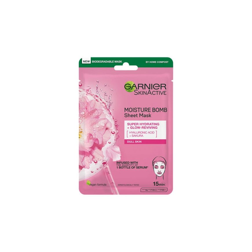 SkinActive Moisture Bomb (Sakura) - Face mask