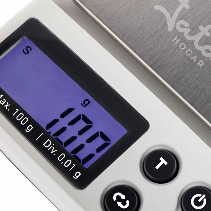 JATA HBAL1774 virtuvinės svarstyklės Balta Kvadratas Elektroninės virtuvinės svarstyklės – 4