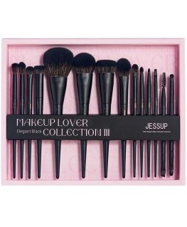 Jessup Matte Black Versatile Collection set pędzli do makijazu 14szt. T336