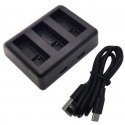 Extra Digital Triple charger for DJI Osmo Action 3/Action 4 Extra Digital Triple charger for DJI Osmo Action 3/Action 4