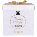 Body care gift set WINTER MAGIC - 7 DAYS OF BEAUTY (Foam bath, hand cream, bath salt, shower gel, body lotion, bath bubble and b