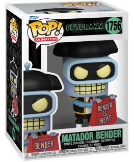 FUNKO POP! Vinilinė figūrėlė: Futurama - Bender (Matador)