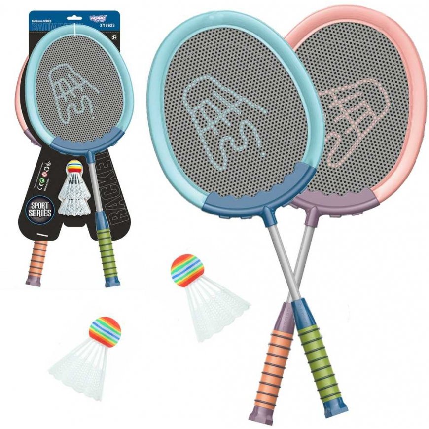 Woopie badminton racket and shuttlecock set