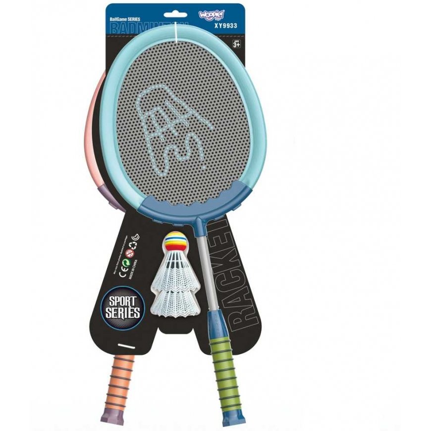 Woopie badmintono raketės ir volano rinkinys 2 vnt. – 2