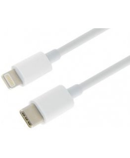 AVACOM DATOVY A NABIJECI USB CABLE TYPE-C - LIGHTNING, 100CM, White