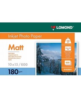 Photo paper Lomond Photo Inkjet Paper Matte 180 g/m2 10x15, 600 sheets