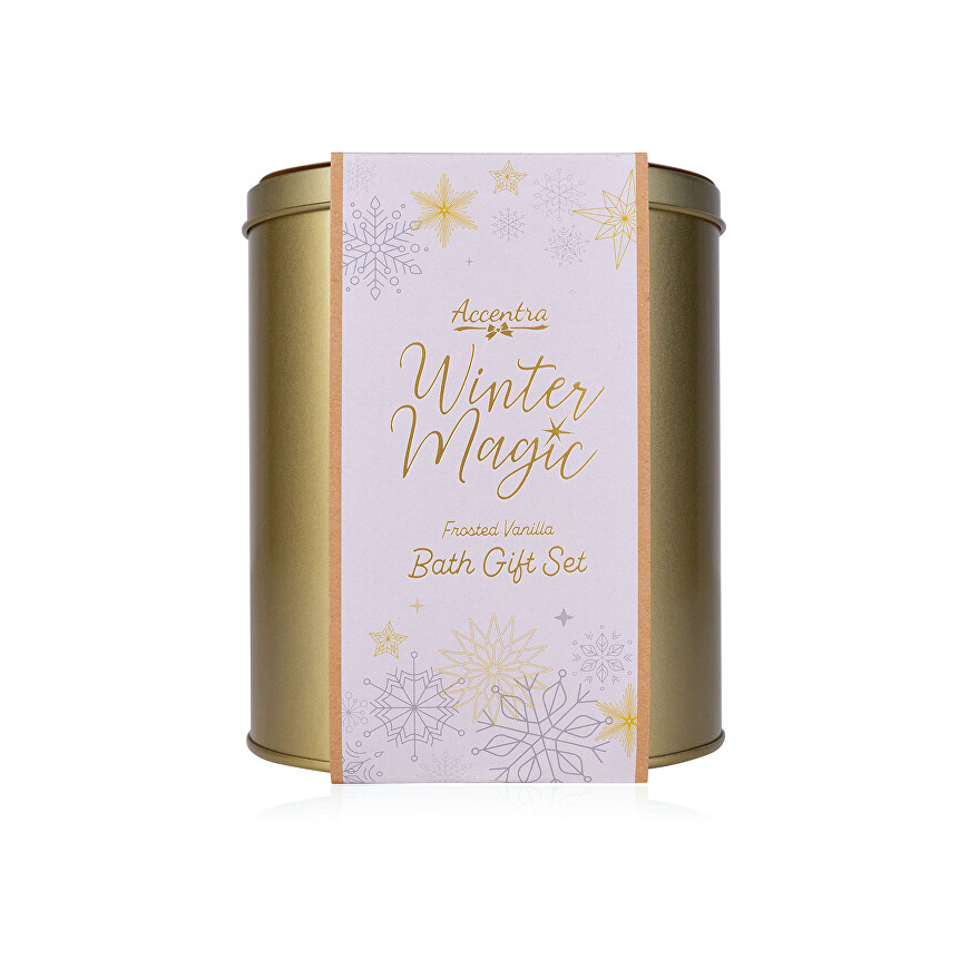 Body care gift set Accentra Winter Magic (60 ml shower gel, 60 ml body lotion, 60 ml hand and nail cream, 100 g bath bomb) – 2