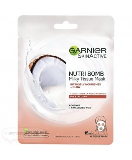 Skin Naturals Milky Tissue Mask - Textile face mask with coconut