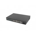 Lanberg RSFE-16P-2C-250 verkkokytkin Hallitsematon Gigabit Ethernet (10/100/1000) Power over Etherne