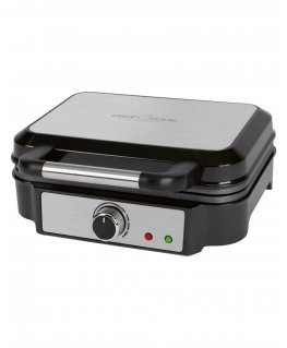 ProfiCook PC-WA 1240 2 waffle(s) 1000 W Black, Stainless steel