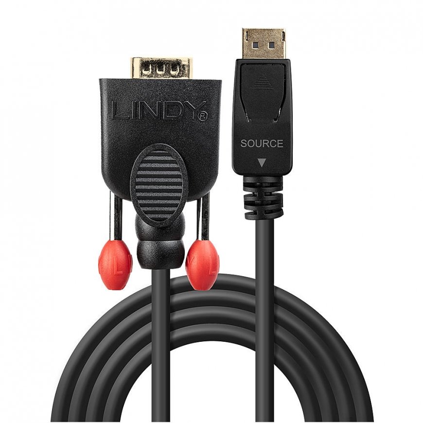 Lindy 1m DisplayPort to VGA Cable – 2