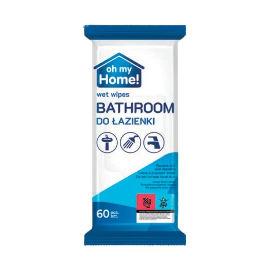 Wet wipes for the bathroom 60 pcs.