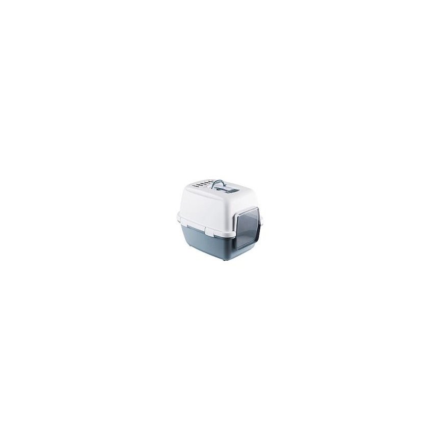 Cat toilet closed Cathy Comfort 58x45x48cm white|blue