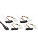 InLine Mini SAS - 4x SAS SFF-8482 + Power cable, 0.75 m, black InLine Mini SAS - 4x SAS SFF-8482 + Power cable, 0.75 m, black