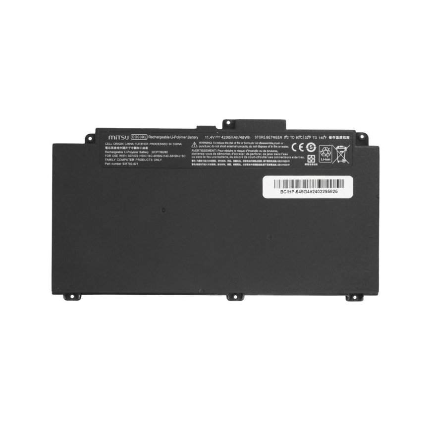 MITSU HP PRO BOOK 4200mAh 48Wh 11,4V – 2
