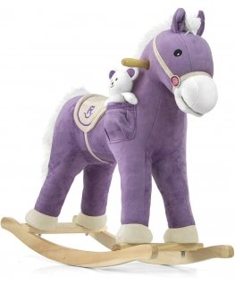 Rocking horse Pony purple
