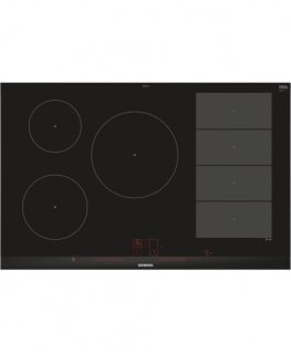 Siemens EX875LVC1E hob Black, Stainless steel Built-in Zone induction hob 5 zone(s)