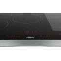 Siemens EX875LVC1E варочная поверхность Черный, Нержавеющая сталь Встроенный Плита с зонами индукции