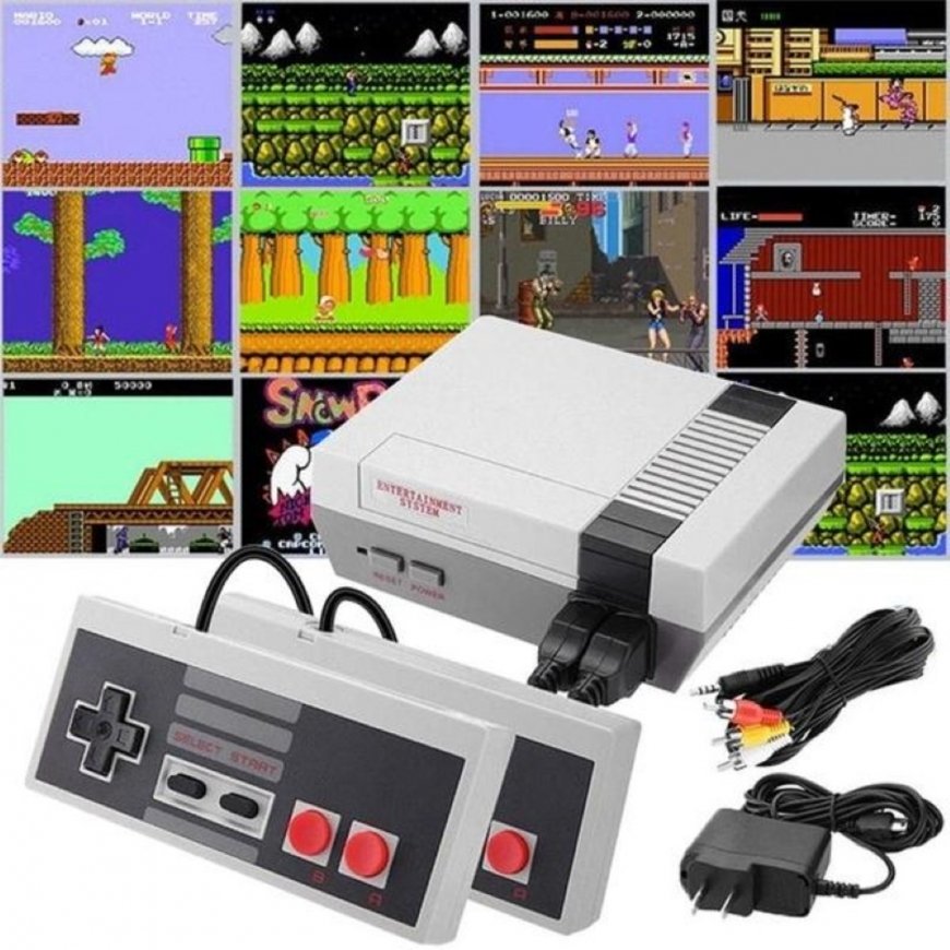 GameBox R6 8-Bit Retro TV AV RCA Analog Game Console with Dual C – 5