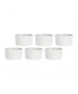 Komplektā 6 Terrine zupas bļodas - baltas, 12,5 cm